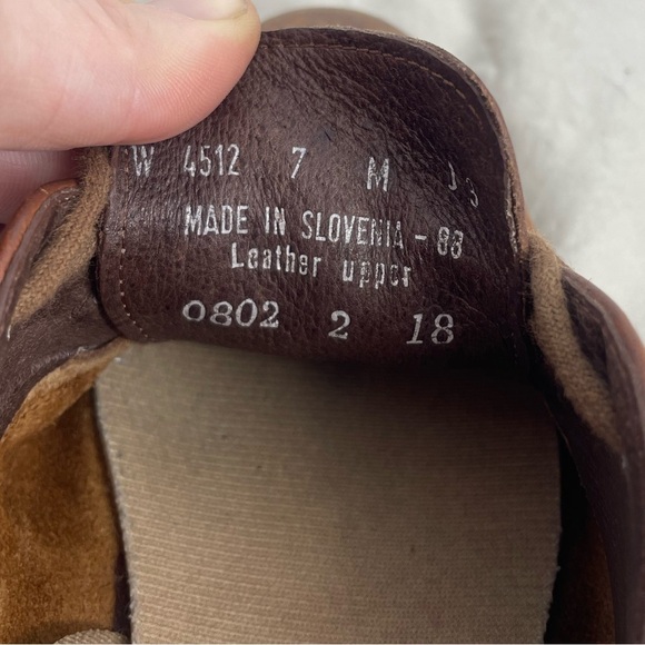 Rockport Vintage Leather Lace-Up Shoes Tan Brown Classic Loafer Dress Women’s 7 - Picture 7 of 8